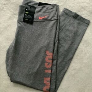 Nike Dri-Fit Gray Leggings, Women’s XL, NWT